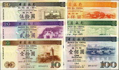 （澳门）中国银行1995年壹拾圆、199...