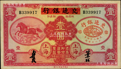 民国二十四年（1935年）中国实业银行改...