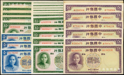 民国二十六年（1937年）中国银行德纳罗...