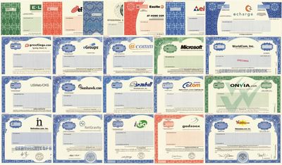 1970至2000年（美国）世界著名IT行业股票样本共21种不同，内含：IBM公司、微软公司、世通公司、@Comm、@Home、e Charge、eFax.com、eGroups、Egreetings Network、E-Loan、eMagin、Gadzoox Networks、iGo、Net Gravity、Netivation.com、Onvia.com、Princeton