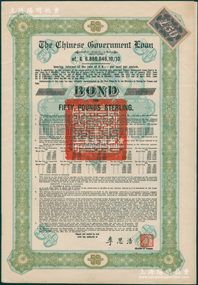 1925年中国政府对外发行债券（斯柯达债...