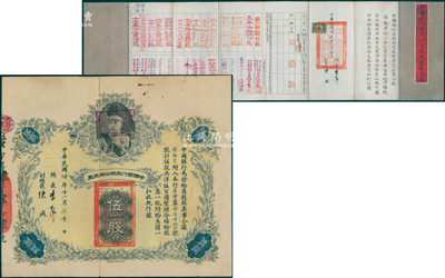 民国四年（1915年）中国银行有限公司股...